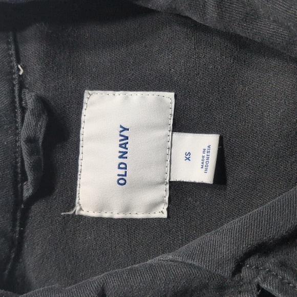 Old Navy Black Denim Jacket Size Junior's XS - Picture 2 of 6